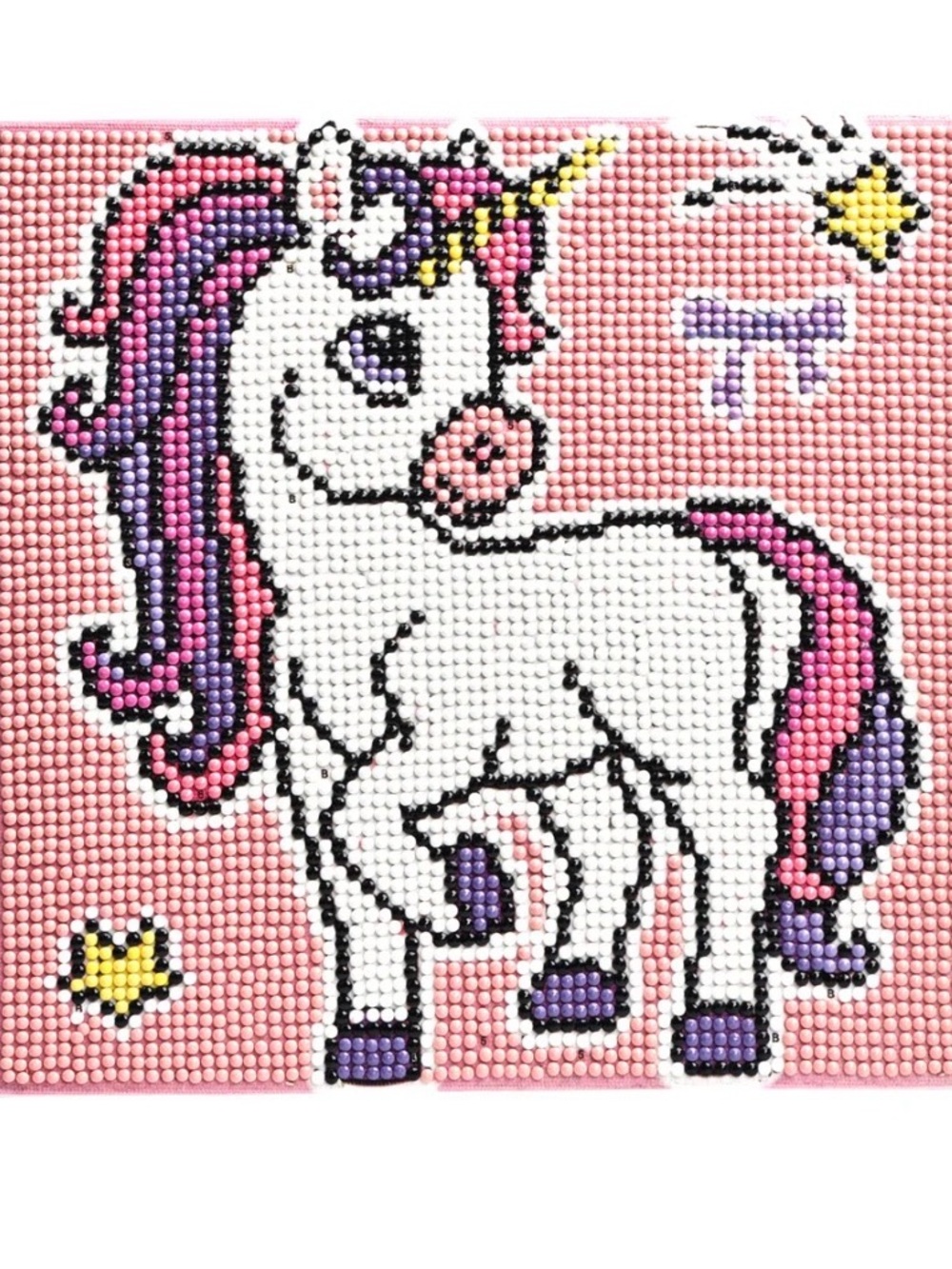 Unicorn Diamond Art Panel - Pink, Purple, White